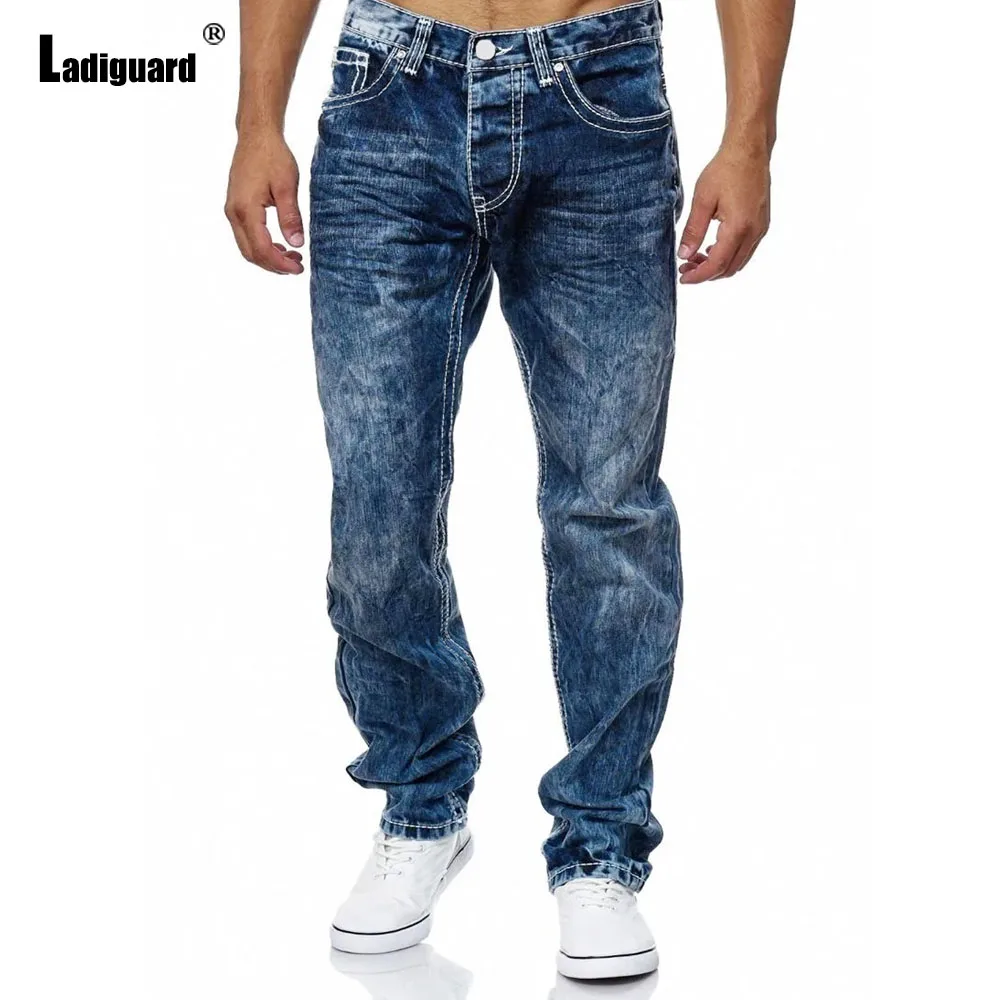 Men Patchwork Jeans Denim Pants Large Size Mens Casual Straight Pantalon 2024 America and Europe style Fashion Demin Trouser New