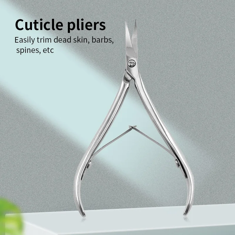 1Pcs Extra Fine Curved Cuticle Scissors Nail Cilpper Multi Purpose Manicure Tools Fingernail Cutter Toe Nail Cuticle Scissors
