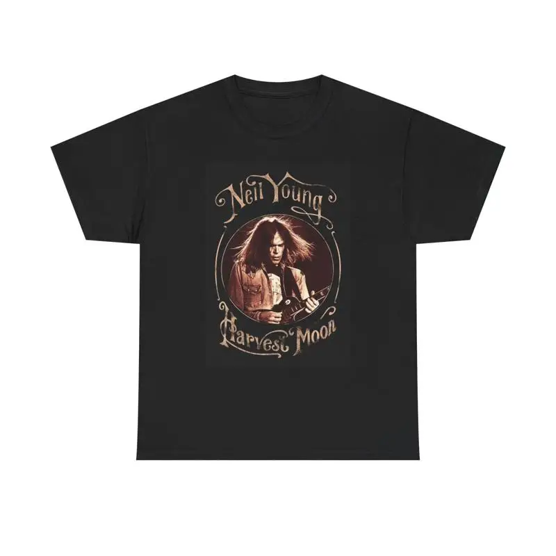 Neil young T Shirt Vintage Music Poster Heavy Cotton