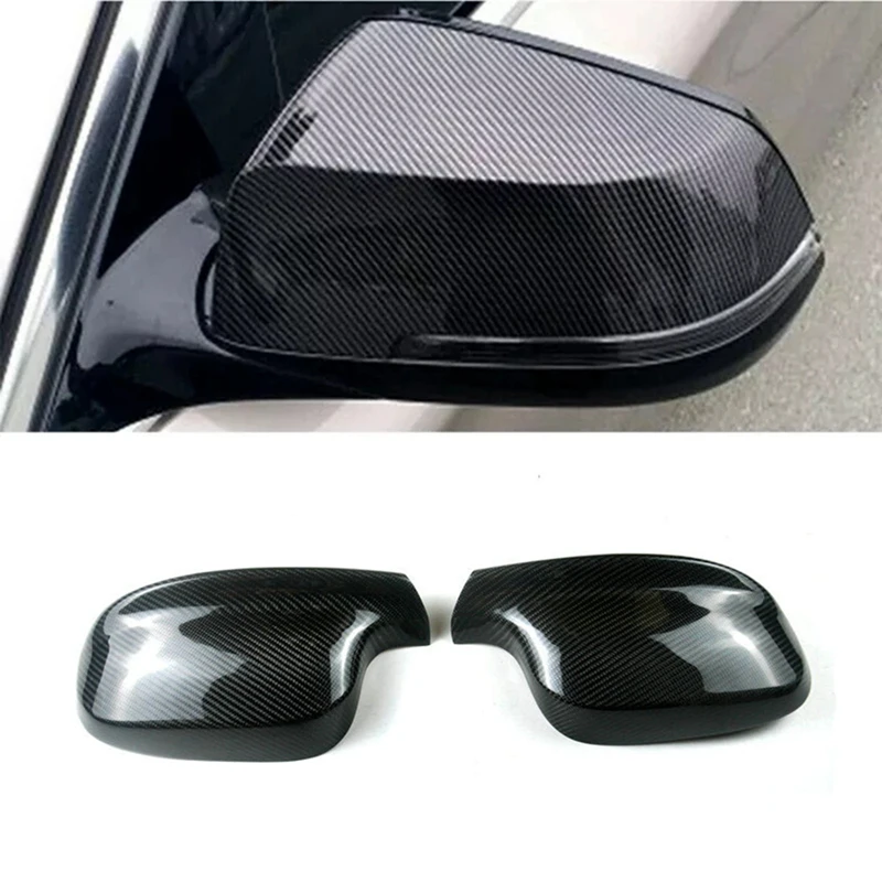 

Real Carbon Fiber For-BMW X1 F48 F49 F40 F52 F39 Side Wing Rearview Mirror Cover Cap Car Accessories