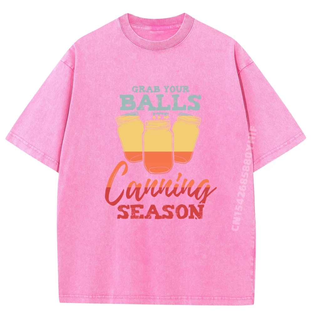 

Retro Grab Your Balls Slogan Tops Tees Short Sleeve For Women Luxury Designer Fashion T Shirts Funny T Shirt Washed Graphic
