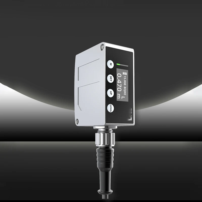 50m long distance displacement ranging sensor TOF photoelectric swi-tch RS485 communication analog quantity