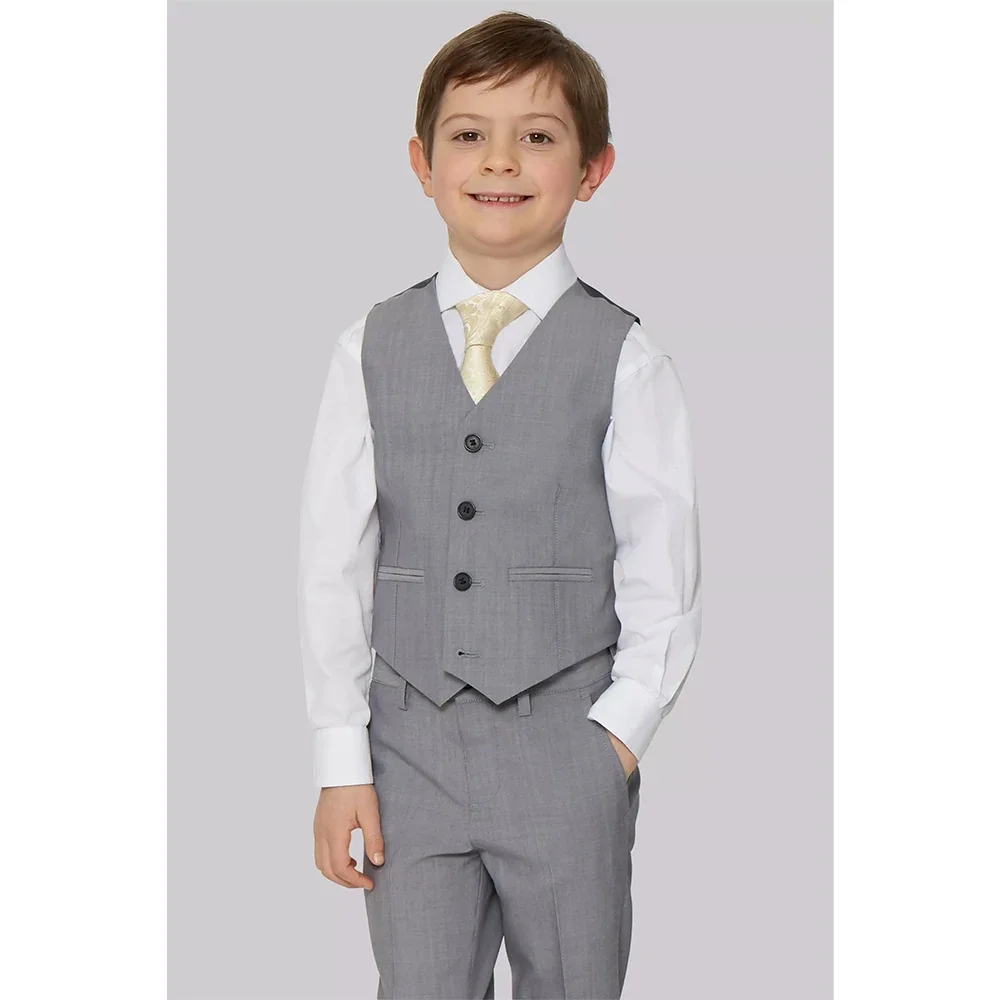 

Boy's Suit Formal Pants Set Back Kids Single Breasted 2 Piece Vest Pants For Wedding Birthday Waistcoat Children Outfits