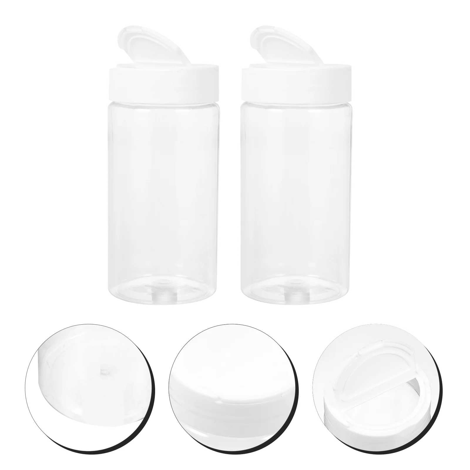 2 Pcs Feeding Bottle Durable Containers Creative Fish Food Storage Feeders Bottles Practical