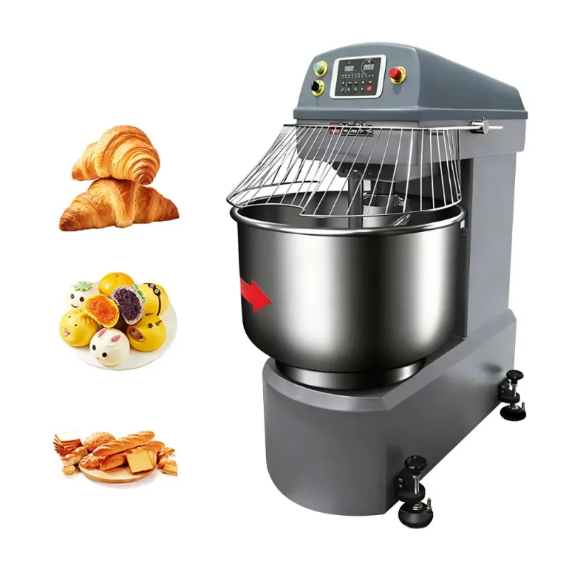 130L Planetary Mixer for Large-Scale Production, Industrial Stainless Steel with Food-Grade Safety, for Hotel & Bakery