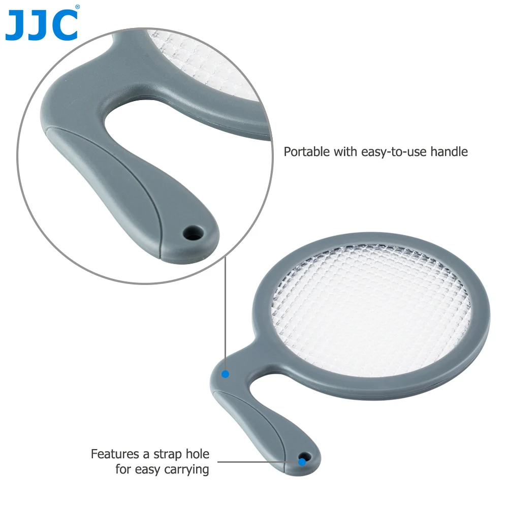 JJC 화이트 밸런스 필터 95mm 핸드헬드 그레이 그레이 카드 컬러 보정 검사기, 캐논 니콘 카메라 사진 액세서리