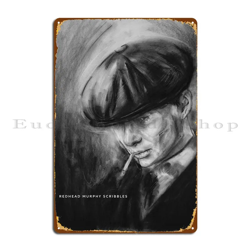 Cillian Murphy Metal Signs Pub Wall Cave Cave Club Design Tin Sign Poster