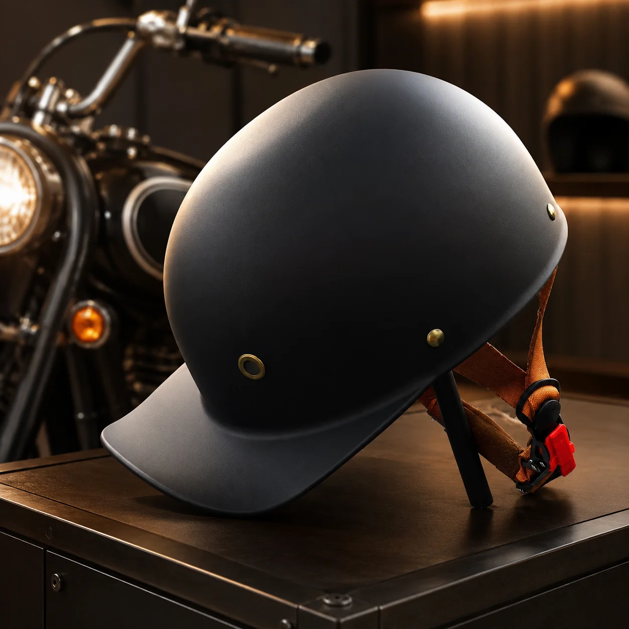 Vintage Riding Half Helmet Open Face Motorcycle Helmet Lightweight Scooter Helmet Street Cruiser Protective Cap Multiple Designs