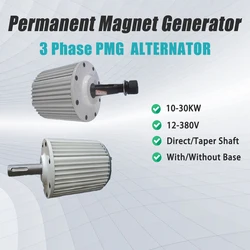 30KW Electric Alternator Generator Low RPM Motor Permanent Magnet Rare Earth Turbine  48V 96V 110V 120V 220V 30000W With Base