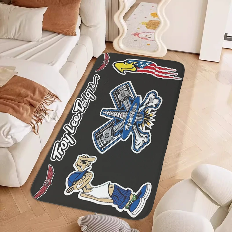 שטיח עבור חדר שינה g-טרוי לי g-עיצובים מטבח מרפסת מרפסת רגל מחצלת לא להחליק מסדרון סלון שטיחים סלון שטיחים מחליק הבית