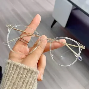 Round glasses of myopia for men and women, blue light blockers, nearby vision glasses, dioptra 0 A-4.0, luxury brand 9 Main Sales Glasses GRADE MIOPIA - №8