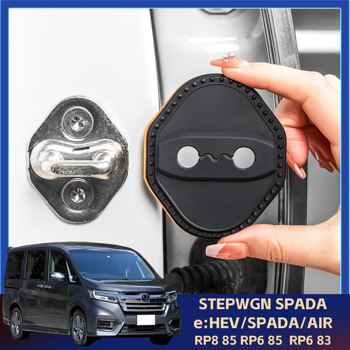 2/4Pcs Silicone Car…