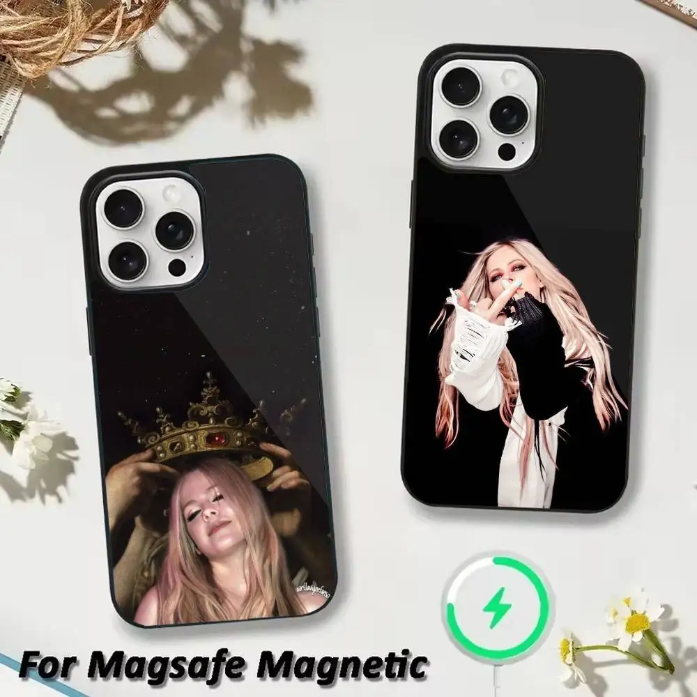 

A-Avril Lavigne Love Sux Phone Case For iPhone 17 16 15 14 13 12 Pro Max Plus for Magsafe Mirror Wireless Magnetic Cover