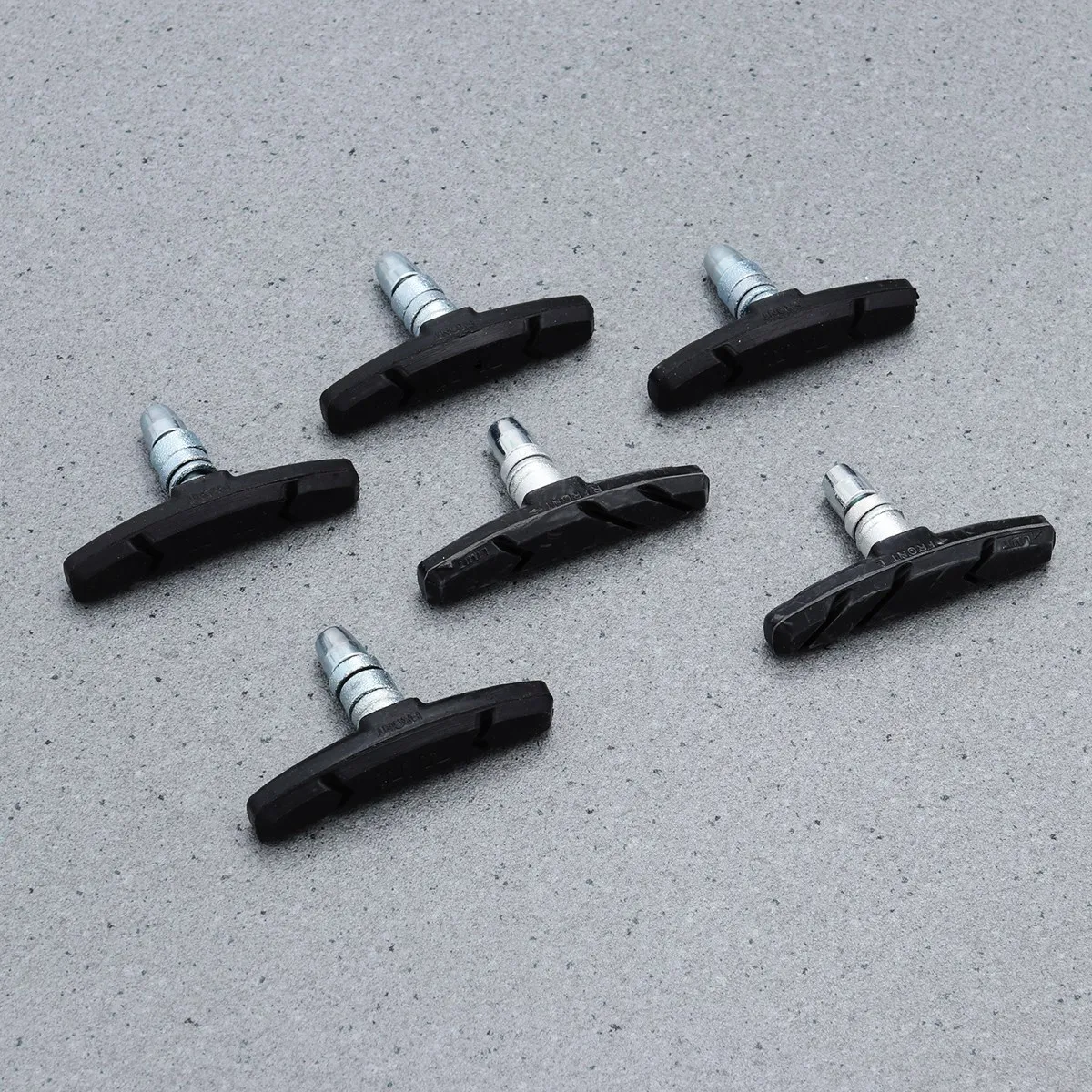 وسادات مطاطية سوداء من الفولاذ المقاوم للصدأ غير قابلة للانزلاق ومقاومة للاهتراء لنظام الفرامل الأمامية لنظام الدراجة على الطرق الجبلية #5