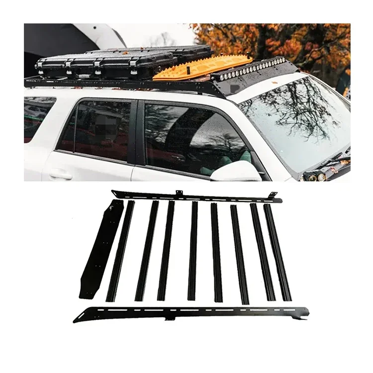 

147x62x20cm Size Black Off-Road Roof Rack Toyota 4runner Luggage Car Roof Racks For 4x4 Carry Luggage