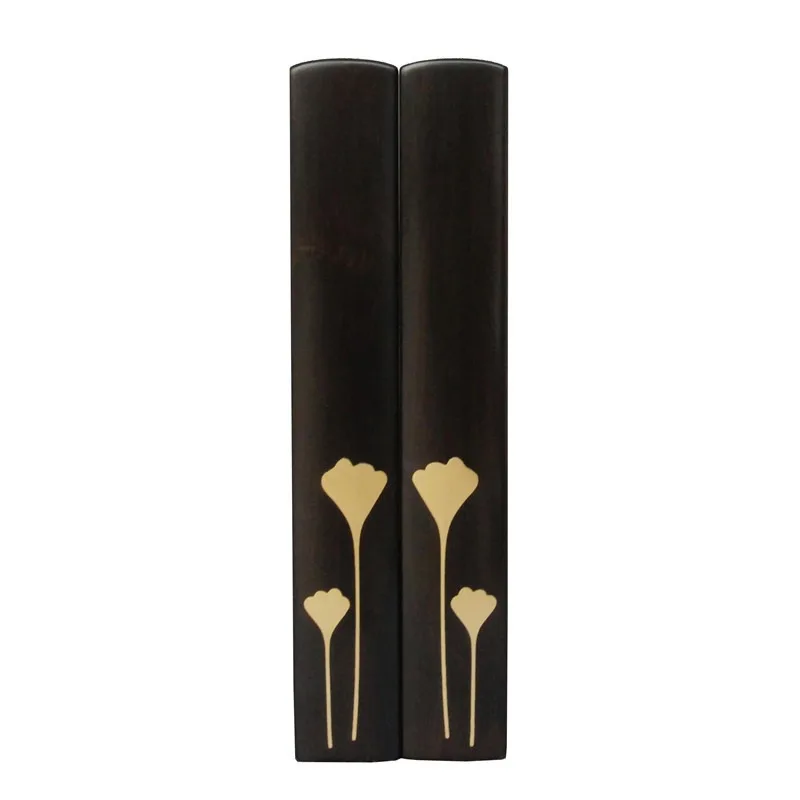 Black sandalwood with brass ruler, red sandalwood, high-end calligraphy supplies