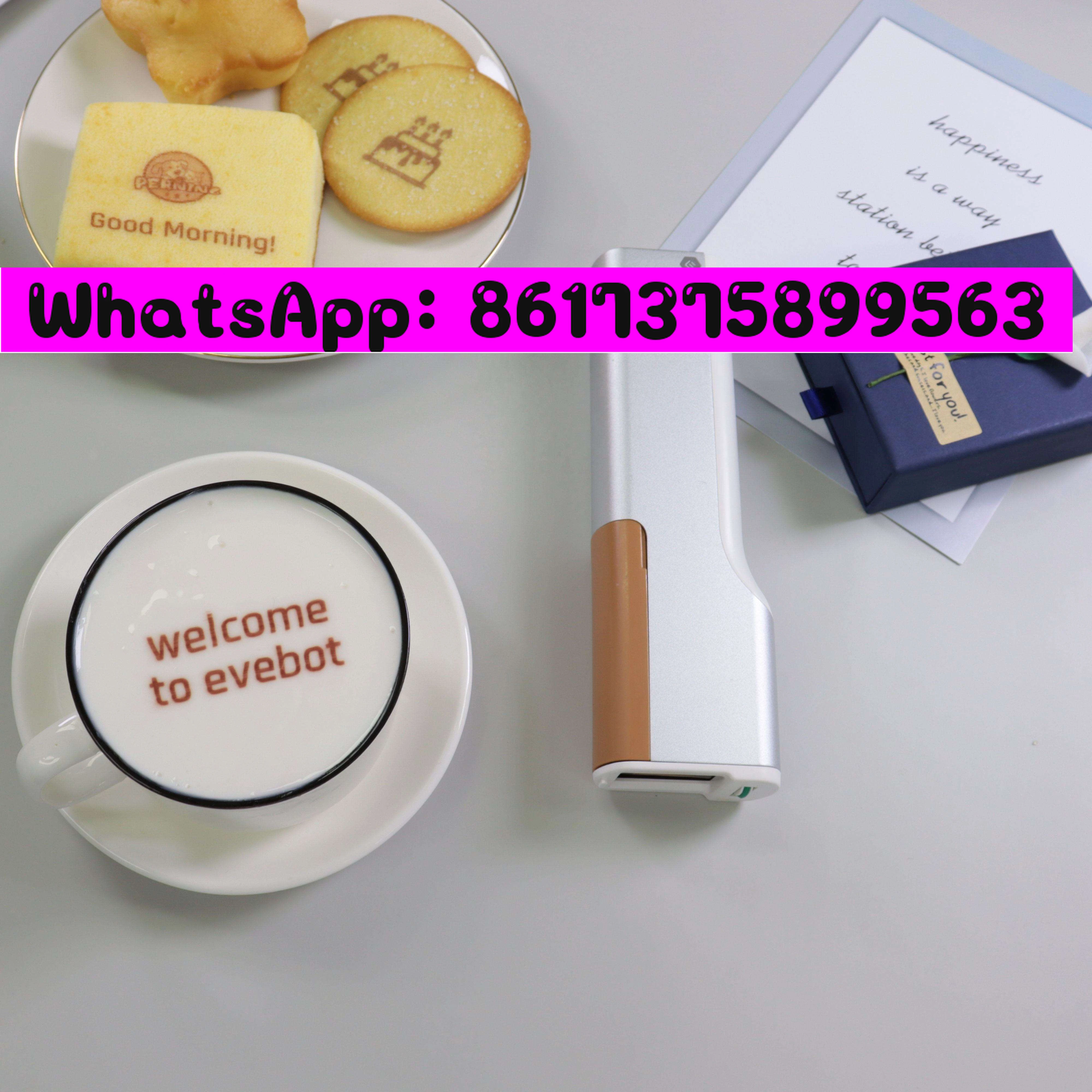 2025 New Innovative Product PrintPen Edible Food Printer Portable Handheld Personalized Coffee Printing Machine