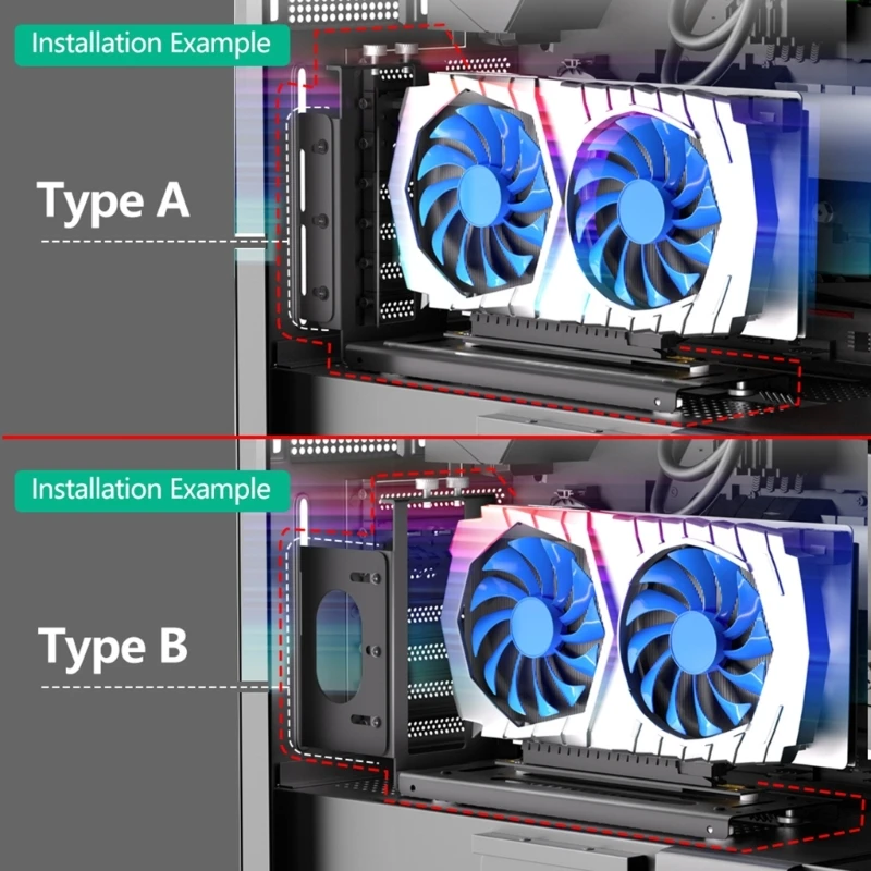 

Metal GPU Mounting Frame Holder Provides Stable Vertical Alignment for VGA best sale