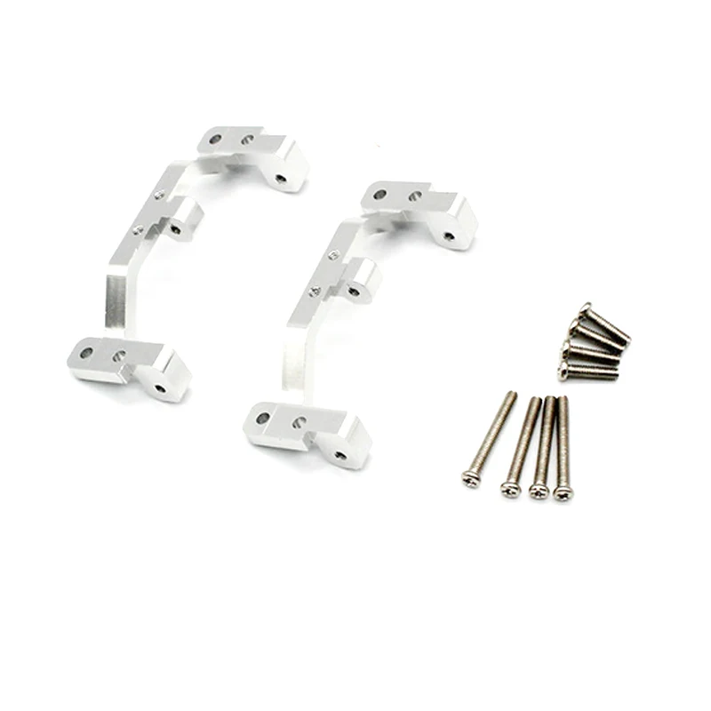 M15KMetal Trekstang Basis Zetelbeugel voor MN D90 D91 D99S MN90 MN99S 1/12 RC Auto Upgrade Onderdelen, Zilver