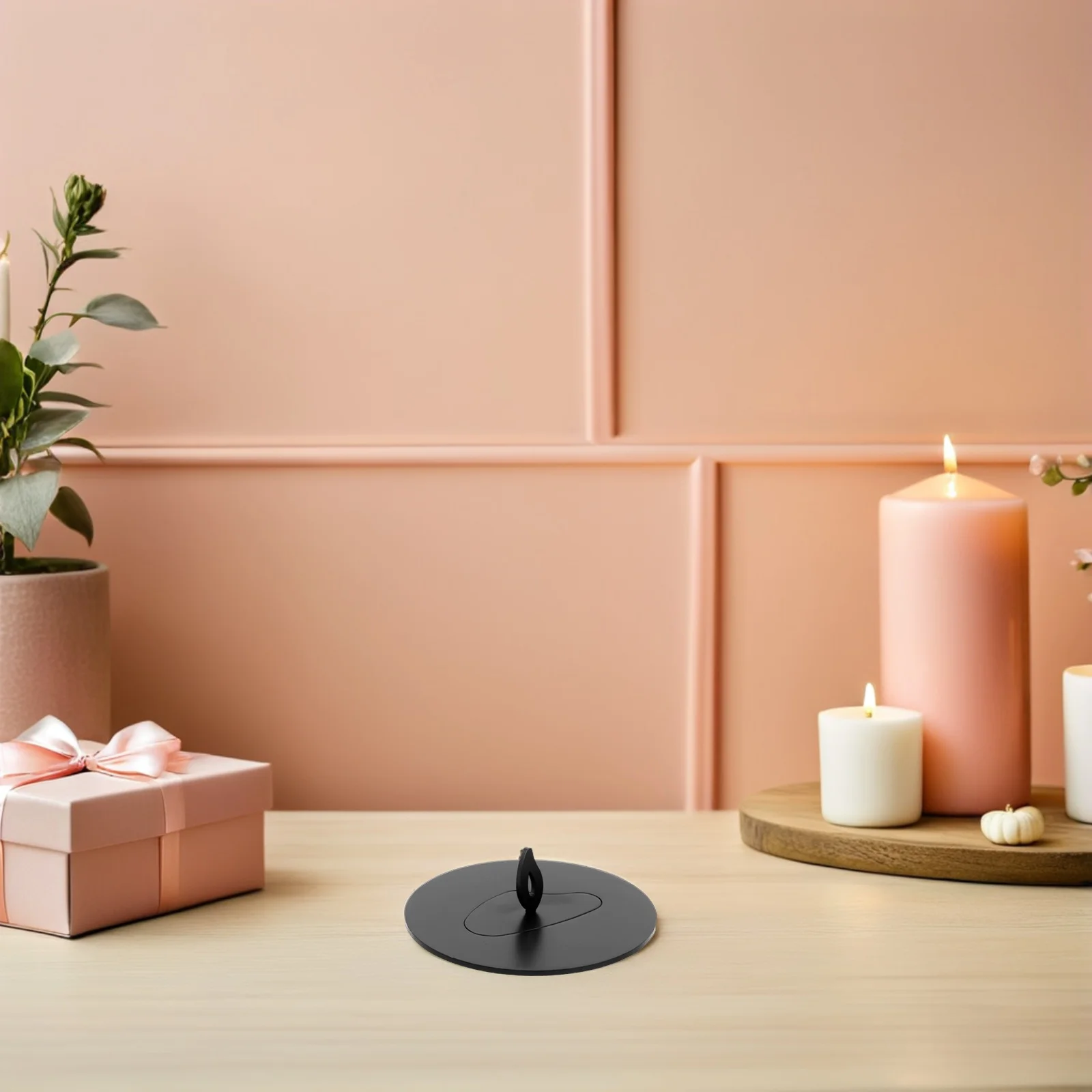 

Lid Stainless Steel Modern Topper Scented Jar Candles Wax Melting Extinguisher Cover Flame Snuffers Effortless Operation