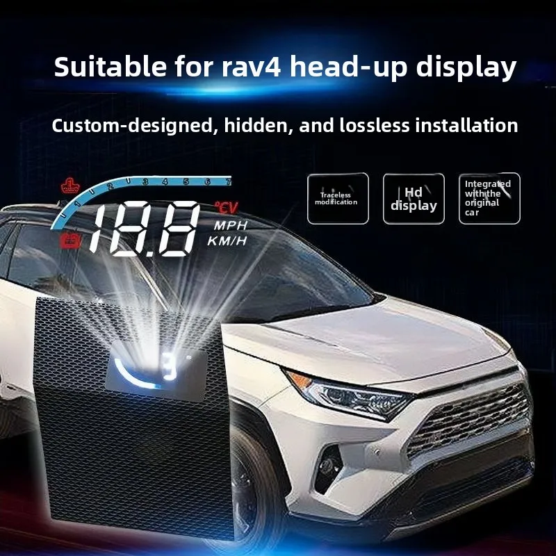 

Для Toyota RAV4 2019-2024 проекционный дисплей HUD электронное устройство безопасное вождение экран сигнализации аксессуары