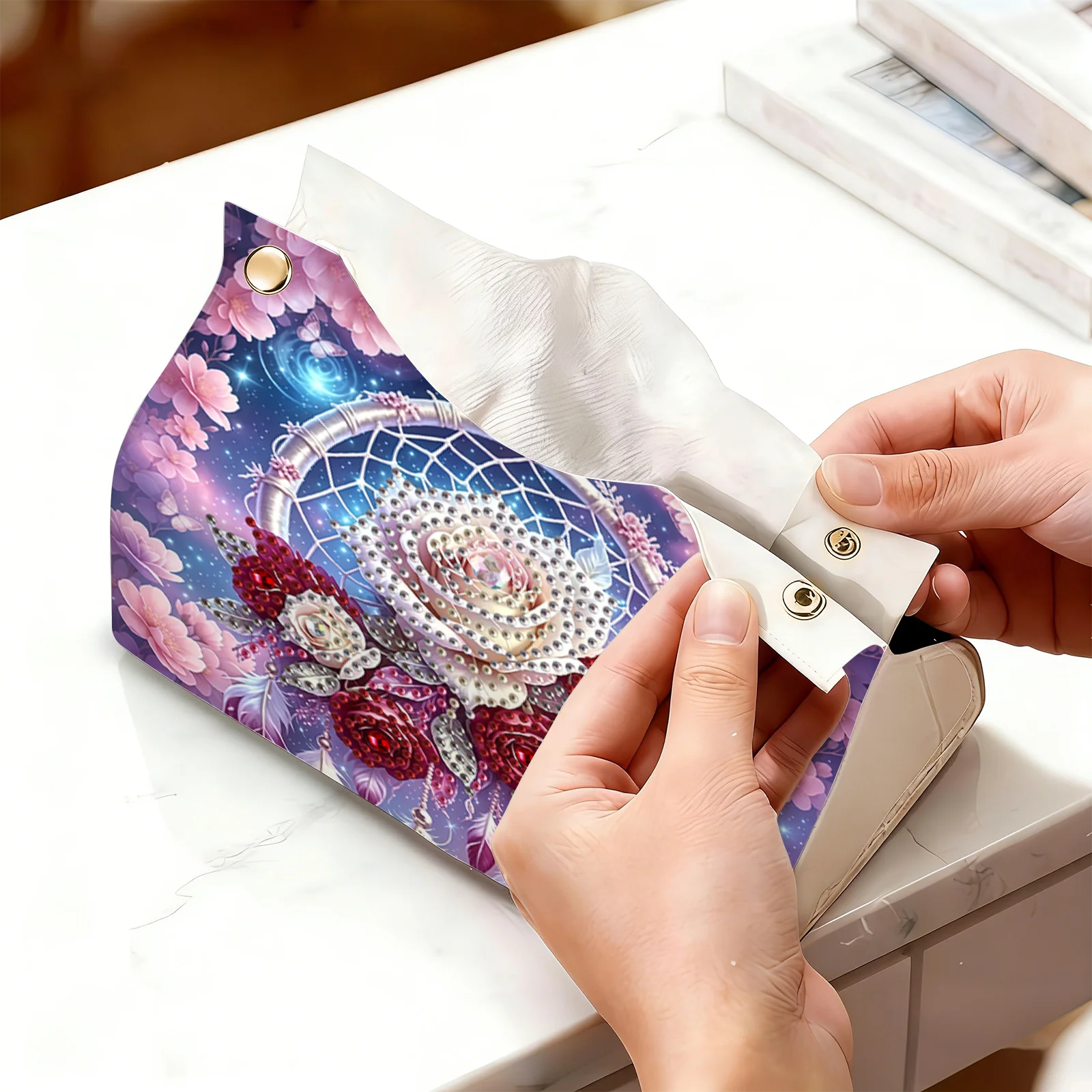 طقم رسم بالألماس من قطعة واحدة - مراجعة Pattern Tissue Paper وسعره