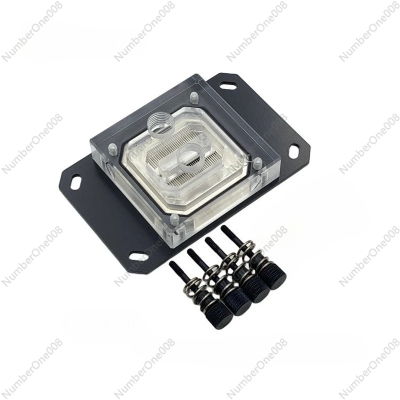 MSC Series Jet Channel CPU Water Block Compatible with Ryzen and Multi-Platform Processors Efficient Cooling Head