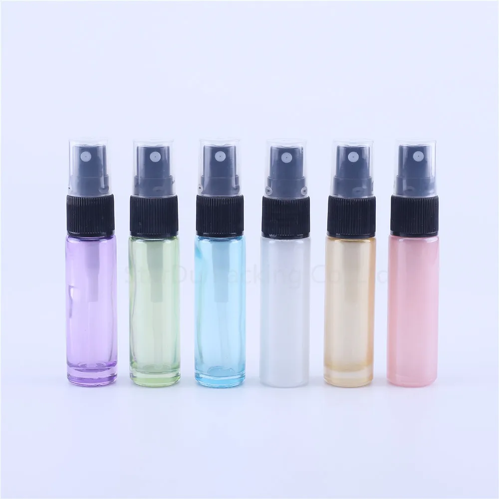 

100pcs 10ml Empty Glass Spray Bottle For Perfume 10cc Container Refillable Cosmetic Atomizer Bottles