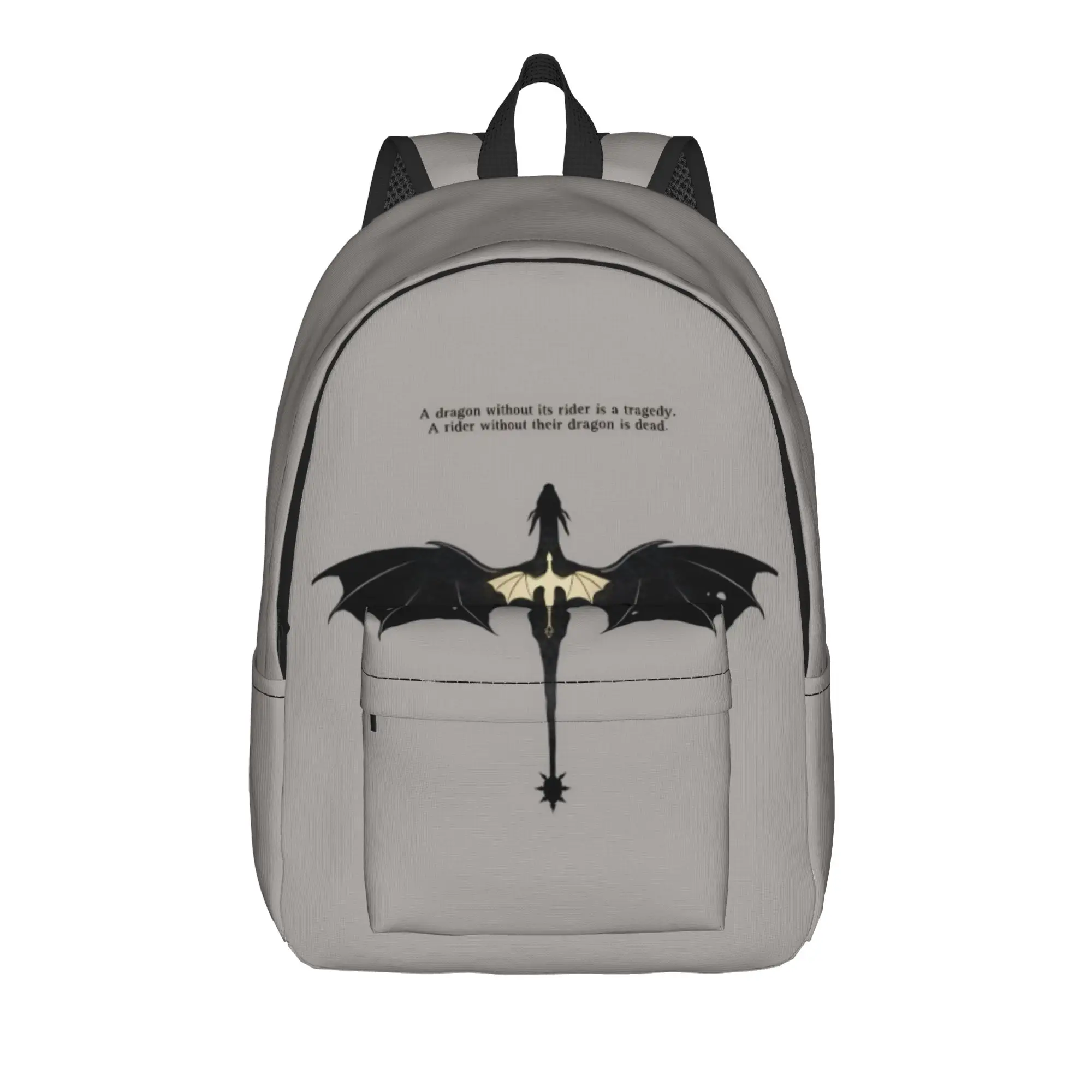 F-Fourth W-Wing Dragon Fashion Backpack Sports Student Work  Daypack for Men Women Laptop Computer Canvas Bags