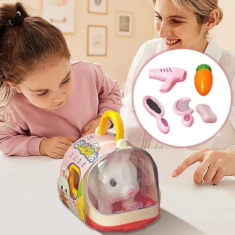 Electronic Pet Dog Toy Puppy Cute Can Walk Bark Nod Can Wag Tail Kids Toys Plush Toys Simulation Walking Barking Education Toys