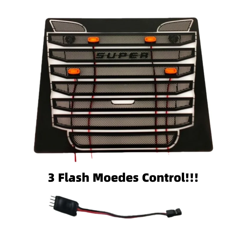 

Intake Hood Light and Controller for Tamiya 1/14 RC Truck Scania Netherlands R730 Upgrade Parts
