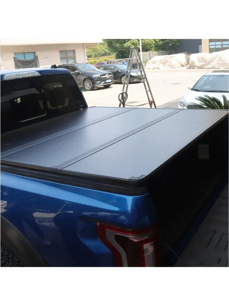 

Chinese Factory Aluminium Tri Fold Tonneau Cover for Honda Ridgeline 5ft Hard Pickup Truck Installation Ranger Silverado