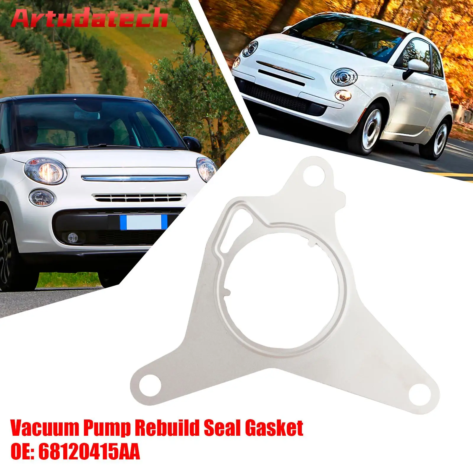 Artudatech Vacuum Pump Rebuild Seal Gasket For Fiat 500 500X 500L 68120415AA