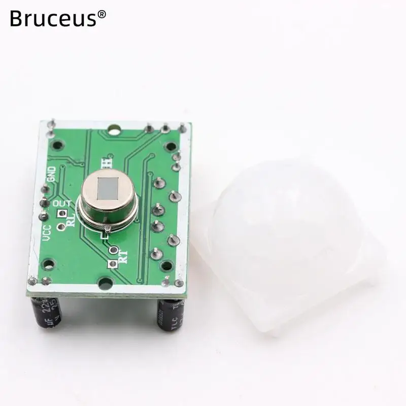 HC-SR501 Am312 Adjust Ir Pyroelectric Mini Pir Module  Infrared Motion Sensor Detector Bracket For Arduino