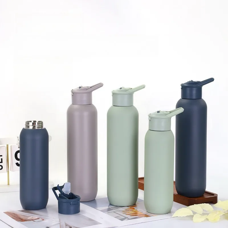 

Портативная бутылка для воды из нержавеющей стали, бутылка для питьевой воды на велосипеде, спортивная дорожная кружка на открытом воздухе, металлическая бутылка из нержавеющей стали