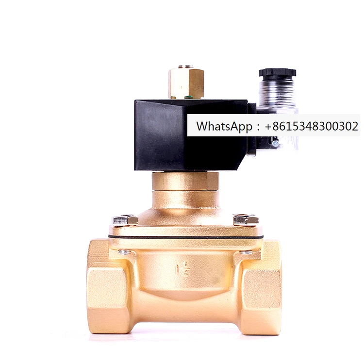 Copper valve, water pipe, electromagnetic on-off valve, normally open waterproof gas valve AC380V, 110V