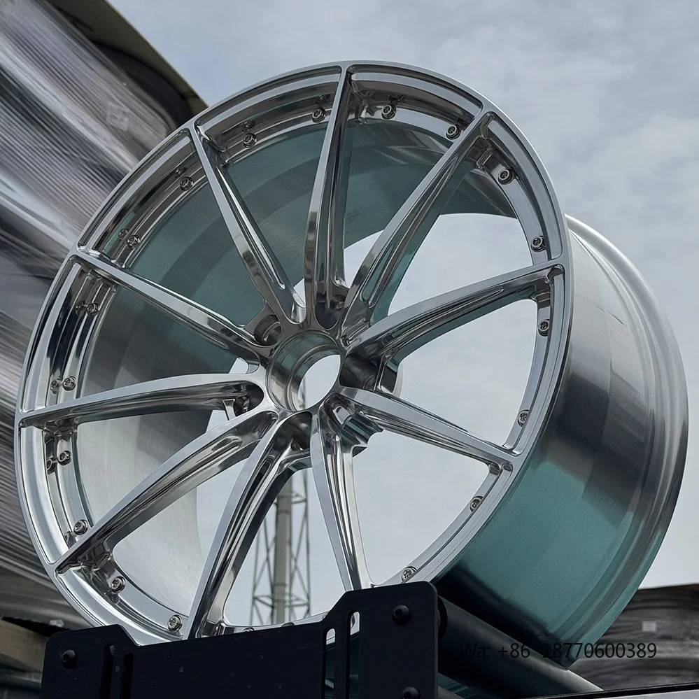 

19 20 21 22 23 24Inch Forged Racing Car Wheels 5x112 6061-T6 Alloy Car Wheels Custom Polished Monoblock Wheels