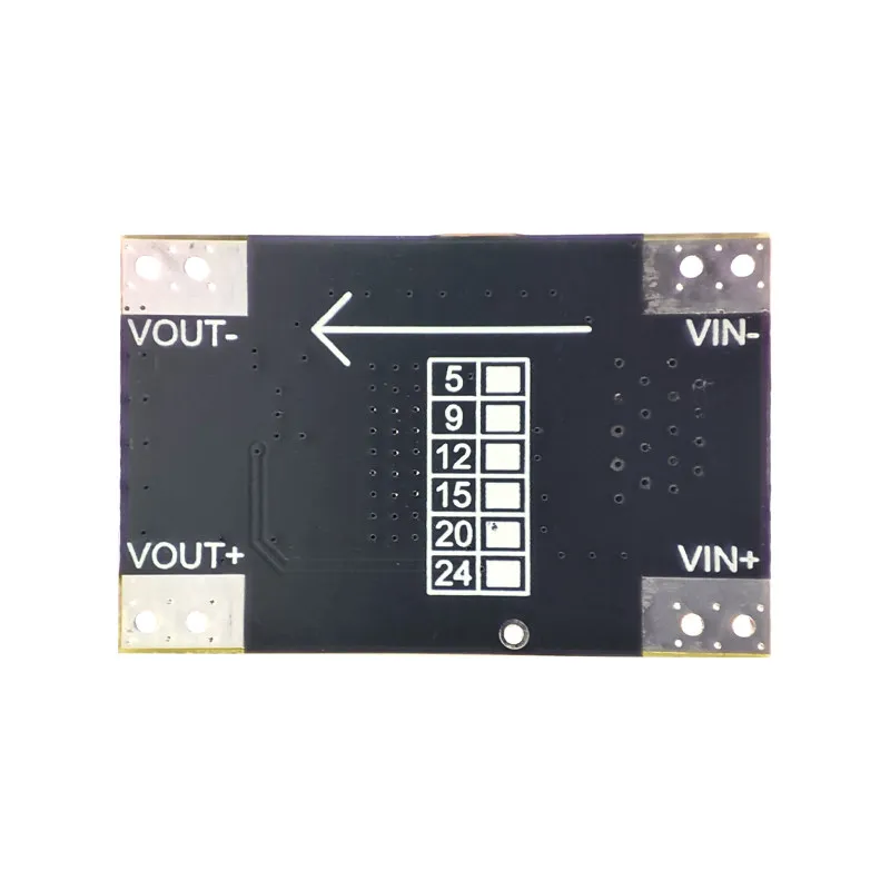 Dc-dc boost converter module, 5-15v to 15v/20v/24v, compact high-power multi-cell lithium battery step-up module