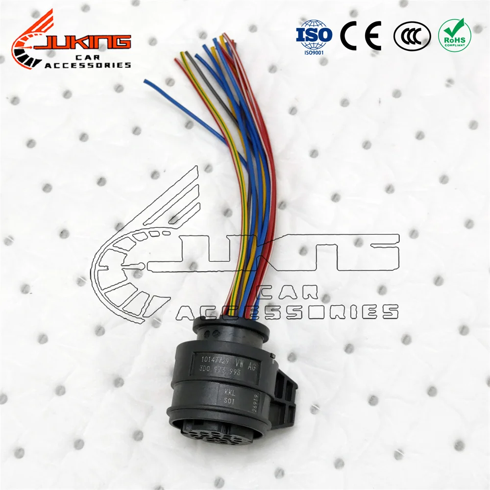 16 Pin 02E 3D0973993 Automatic Transmission Valve Body 0AW 0DE 0BH Connector Plug For DSG DQ250 VW AUDI DQ500 10147729