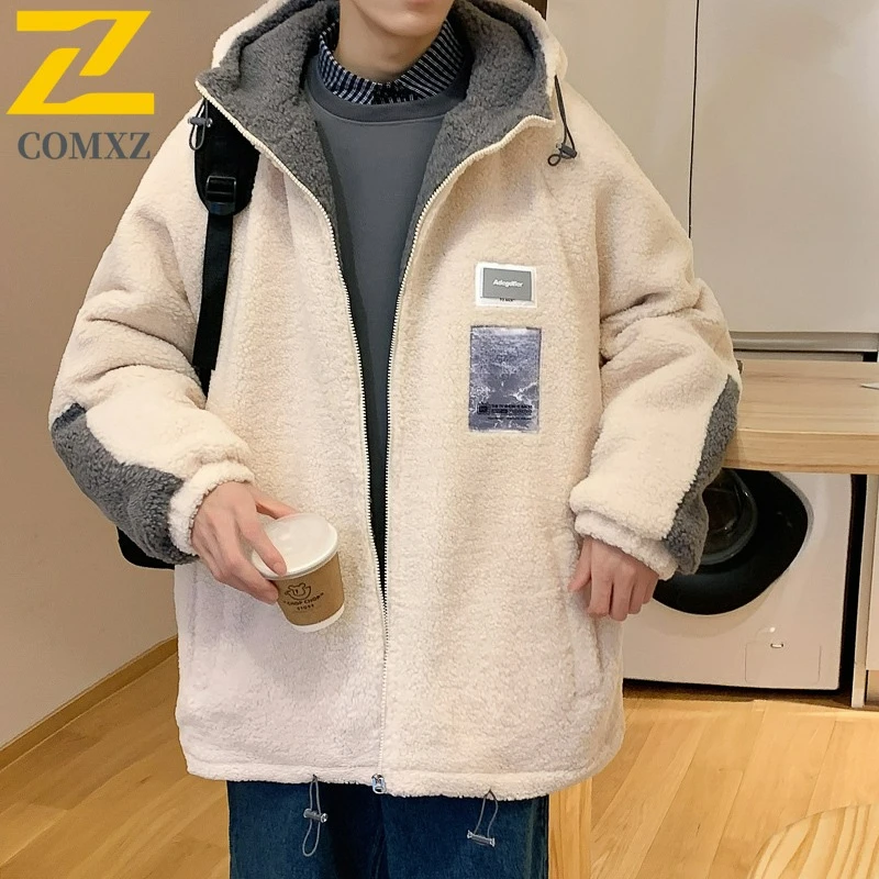 Winter Jacket Men 2025 New Fashion Thickened Shearling Warm Versatile Coat Outdoor Leisure Street Style Windproof Padding Coat