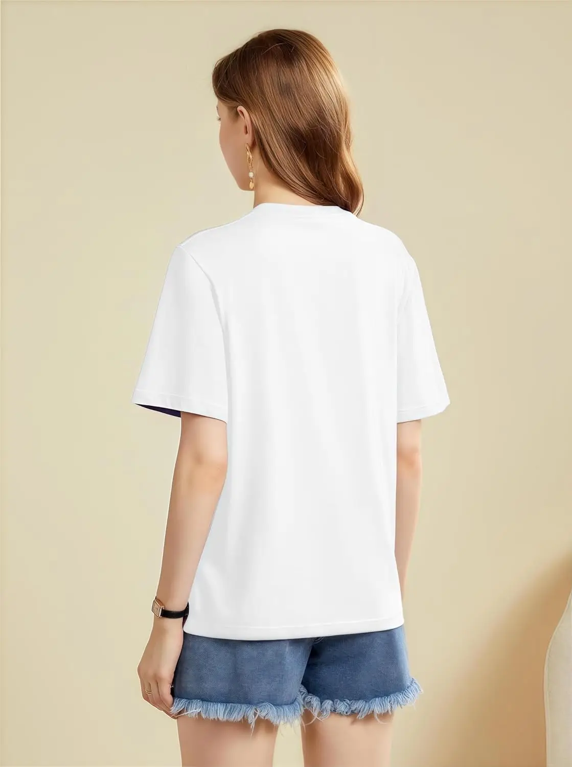 

3pcs Women's t-shirts High quality Solid color Four seasons Basic Short sleeve tee Casual home sports Breathable Couple T shirts