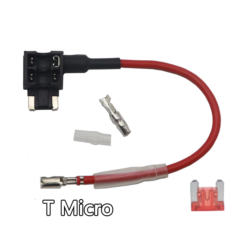 【3PCS】12V MINI SMALL MEDIUM Size Car Fuse Holder Add-a-circuit TAP Adapter with  Micro Mini Standard ATM Blade Fuse 1-50A