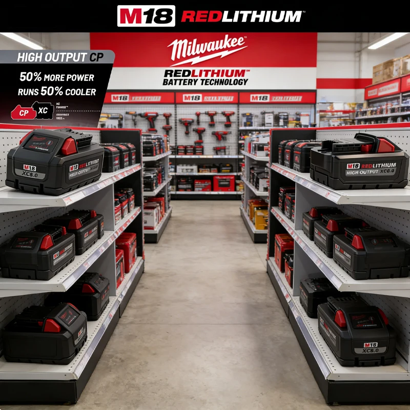 

Top configuration 21700 large monomer M18 8.0Ah lithium battery with sufficient capacity, tested for wear and drop resistance