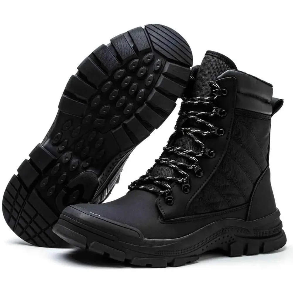 Bottes de sécurité S3 montantes, chaussures de travail anti-choc et anti-perforation, baskets de protection avec embout en acier CN40-48