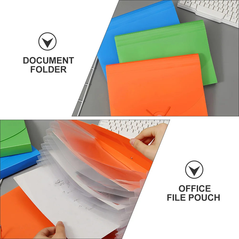 

Stackable Document Folder File Storage Bag Office ganizer Large Capacity Portable Efficient File