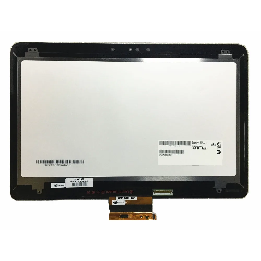 

LALAWIN For HP B140QAN01.1 2560*1440 30pin Lcd Screen 14.0'' Laptop Touch Panel Assembly