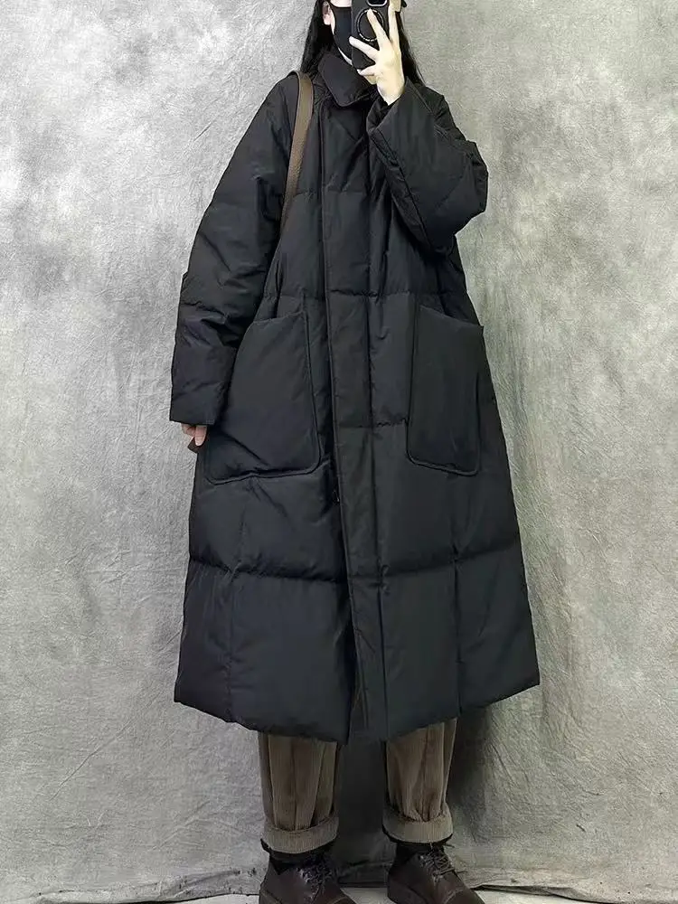 ملابس نسائية قطنية حرارية متوسطة وطويلة، متعددة الاستخدامات كاجوال ومريحة للشتاء #2