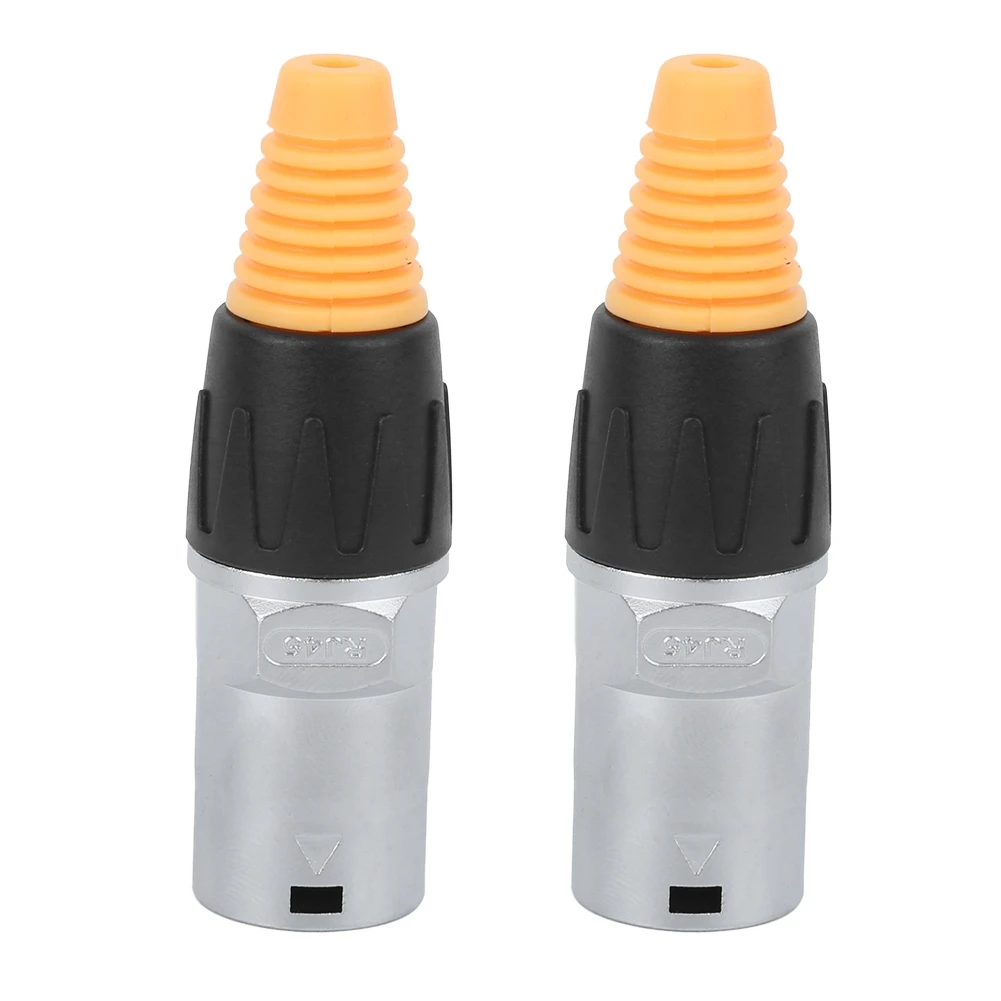 2Pcs YTRJ45 Waterproof Plug Fire Retardant Insulator Material ELRJWA Connector