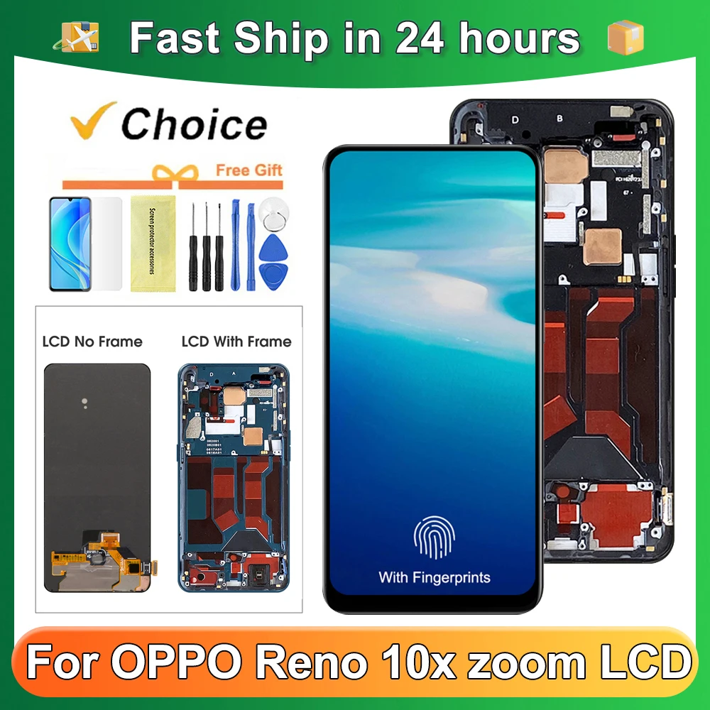 OPPO Reno 10x zoom 用 AMOLED Reno10x zoom CPH1919 PCCM00 LCD