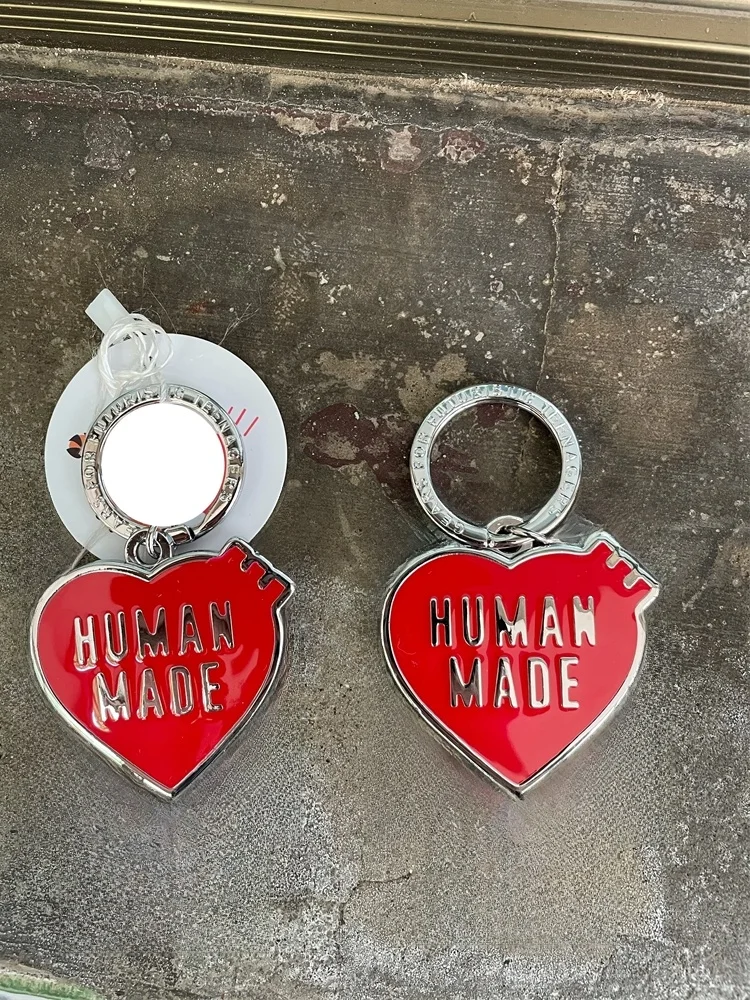 Fashion Brand Human Made Joint Name GDC Keyring Girl Don't Cry Keychain Pendant Girls Don't